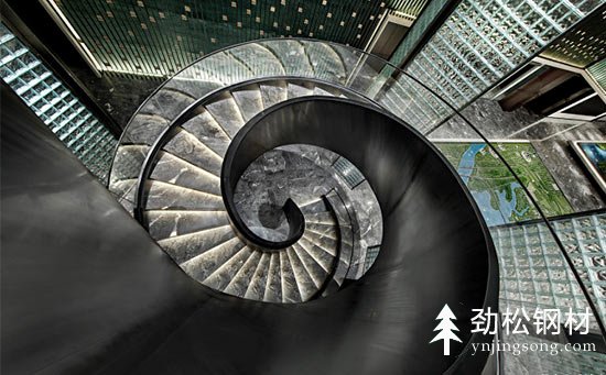 圆弧形楼梯制作方法，个性化圆弧楼梯